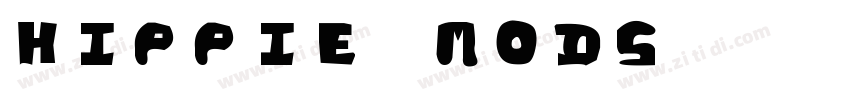 Hippie Mods字体转换